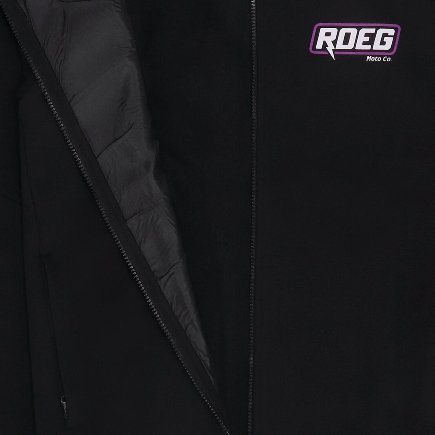 ROEG HOWARD RFNFR ZIP HOODIE BLACK
