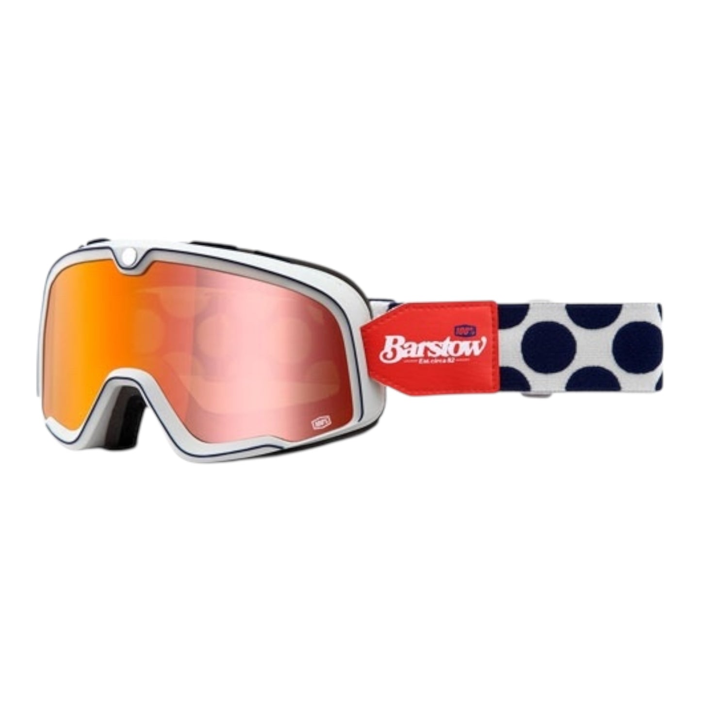 100% BARSTOW GOGGLE HAYWORTH MIRROR RED LENS
