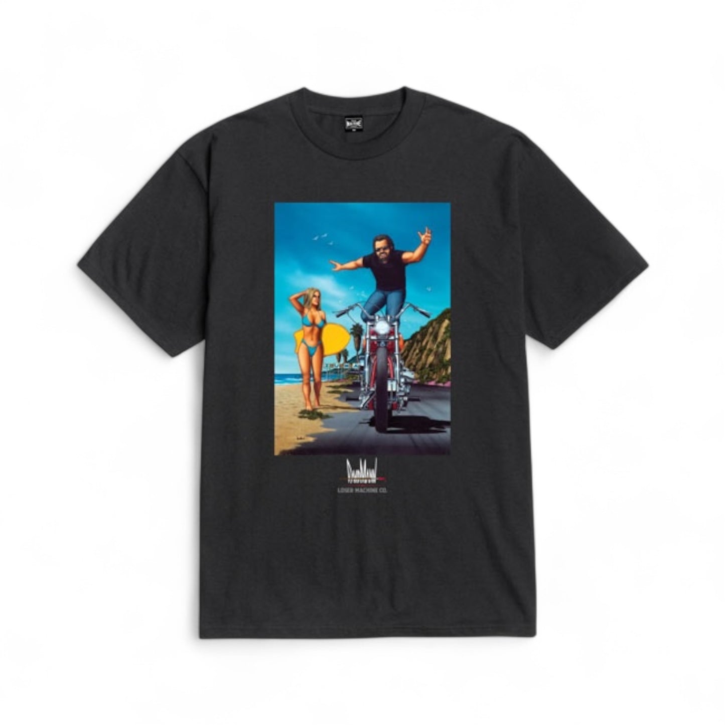 LOSER MACHINE DM SHOWIN' OFF T-SHIRT BLACK