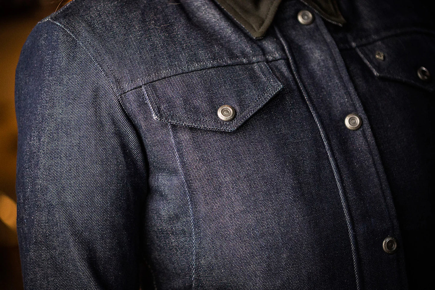 ROLAND SANDS REDONDO 74 FEMALE JACKET INDIGO