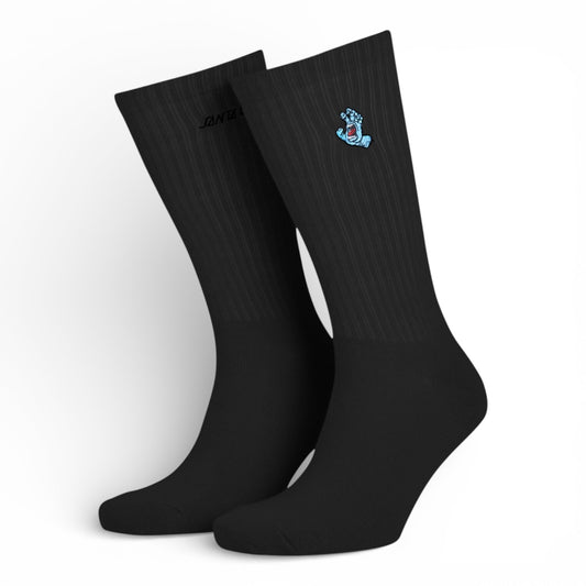 SANTA CRUZ SCREAMING MINI HAND SOCKS BLACK