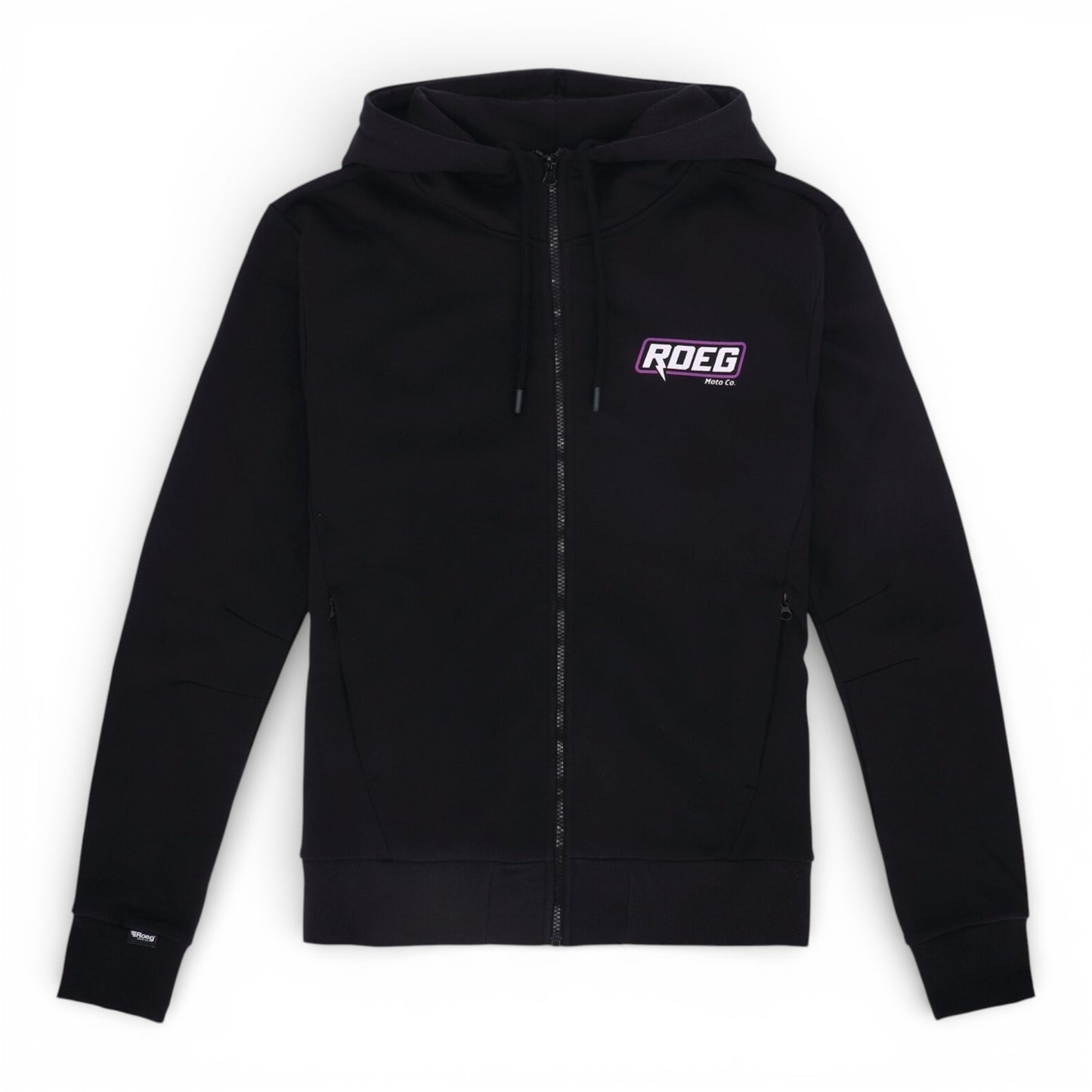 ROEG HOWARD RFNFR ZIP HOODIE BLACK