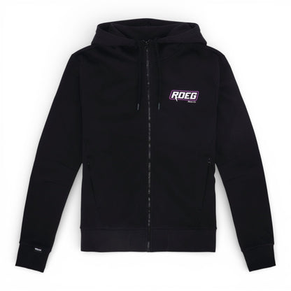 ROEG HOWARD RFNFR ZIP HOODIE BLACK