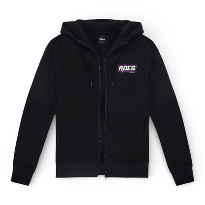 ROEG HOWARD RFNFR ZIP HOODIE BLACK