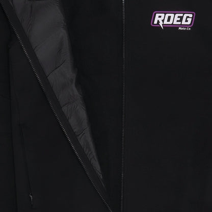 ROEG HOWARD RFNFR ZIP HOODIE BLACK