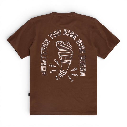 ROEG RYDER T-SHIRT BROWN