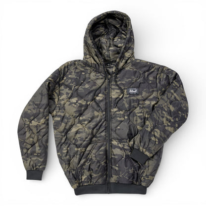 BILTWELL WOOBIE ZIP HOODIE ARMY GREEN
