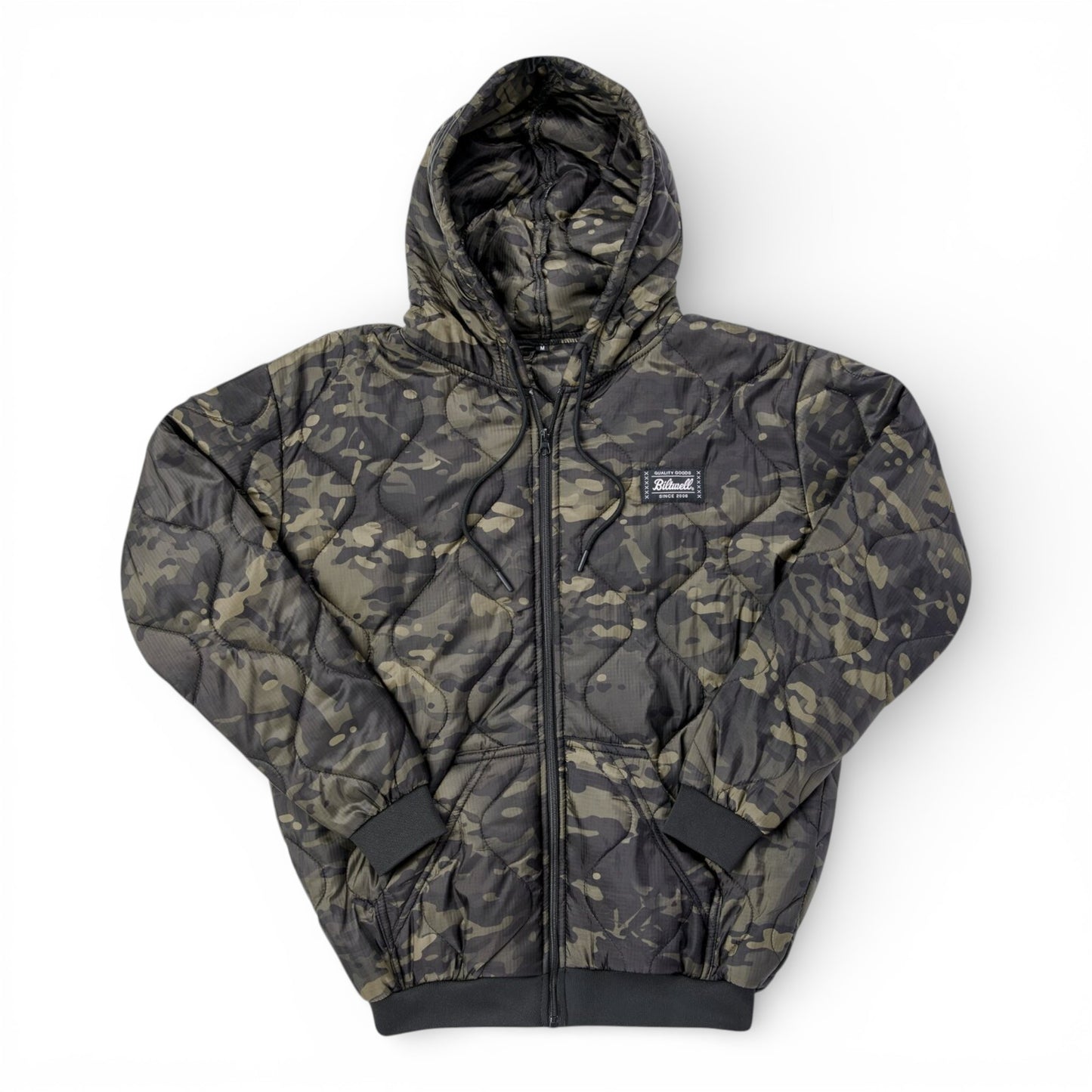 BILTWELL WOOBIE ZIP HOODIE ARMY GREEN
