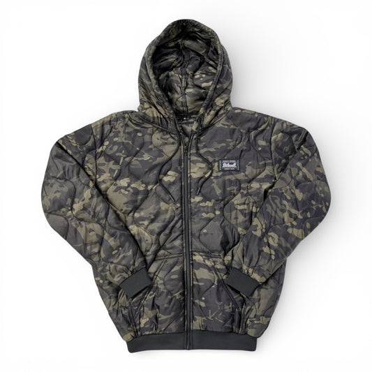 BILTWELL WOOBIE ZIP HOODIE ARMY GREEN