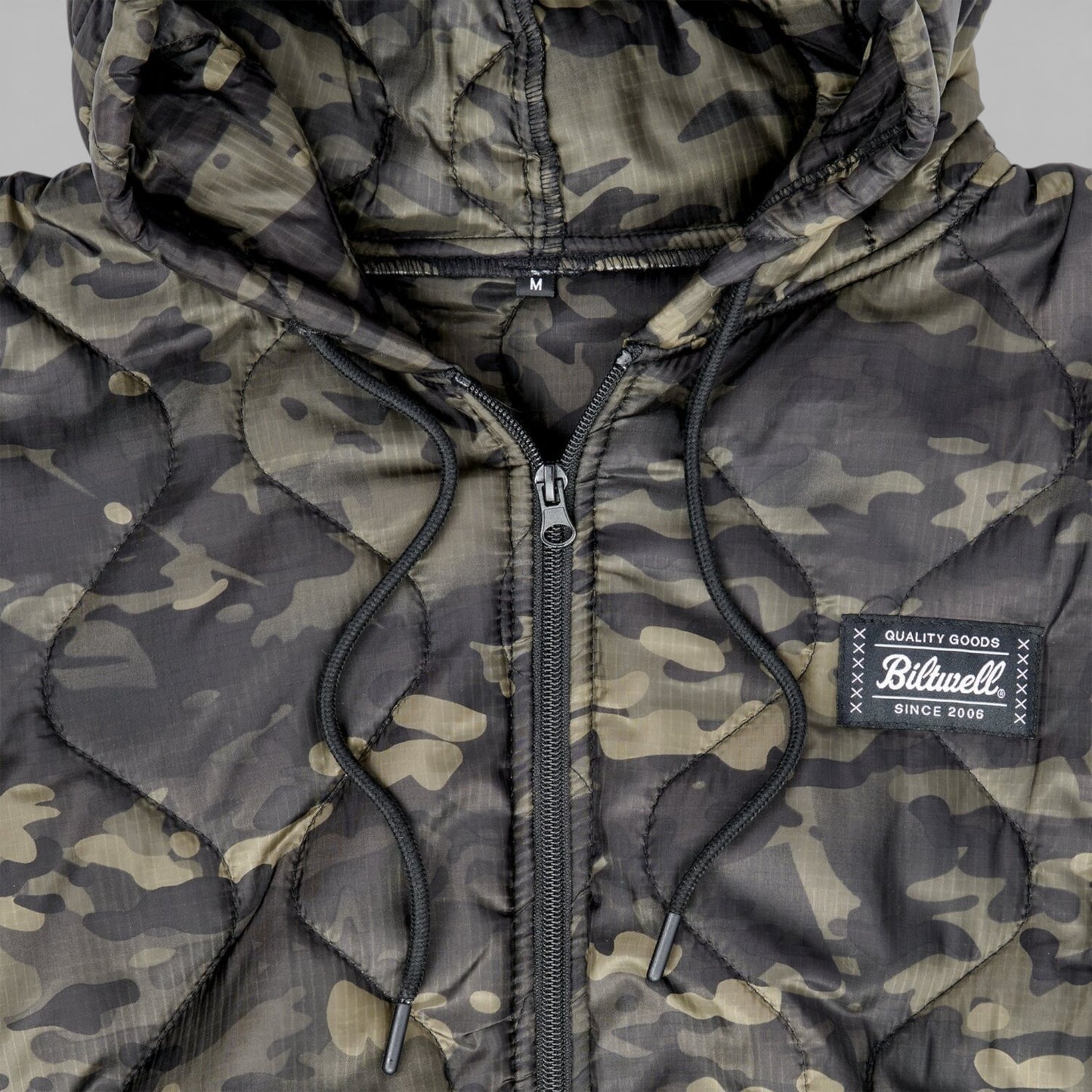 BILTWELL WOOBIE ZIP HOODIE ARMY GREEN