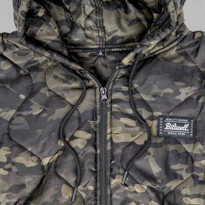 BILTWELL WOOBIE ZIP HOODIE ARMY GREEN