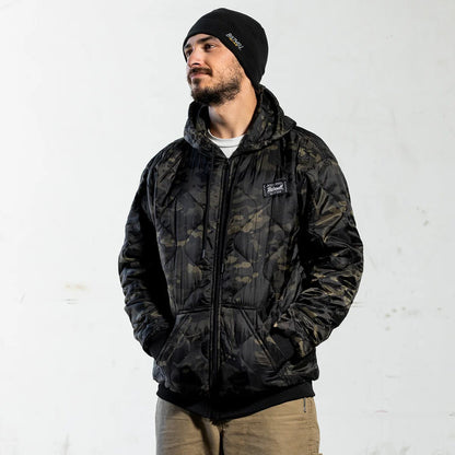 BILTWELL WOOBIE ZIP HOODIE ARMY GREEN