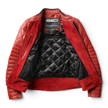 ROLAND SANDS MAYWOOD FEMALE JACKET MARASCHINO