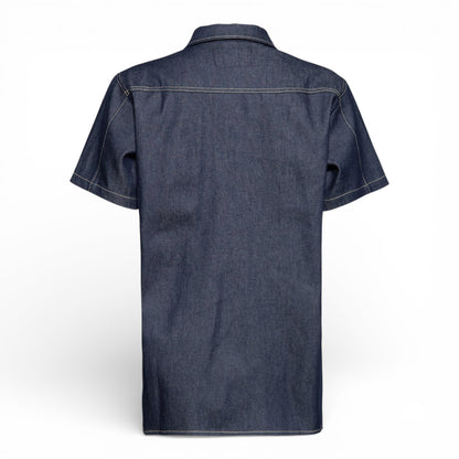 KING KEROSIN MOTOR CREW DENIM WORKER SHIRT DARK BLUE WASH