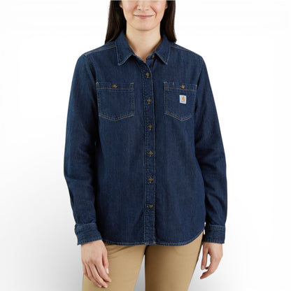 CARHARTT MIDWEIGHT FEMALE DENIM SHIRT
