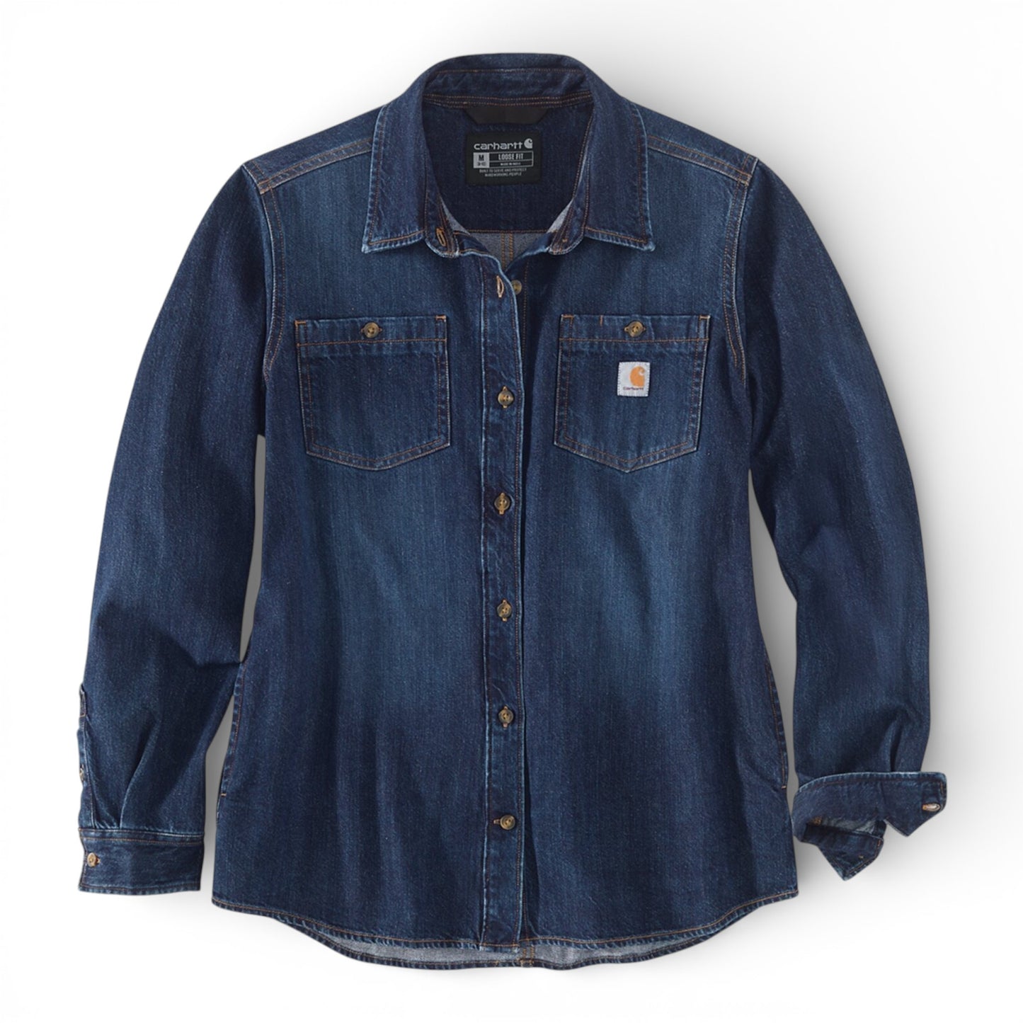 CARHARTT MIDWEIGHT FEMALE DENIM SHIRT