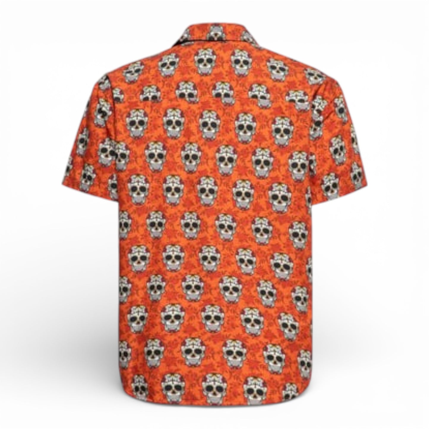 KING KEROSIN VINTAGE SKULL & FLOWERS T-SHIRT CINNAMON