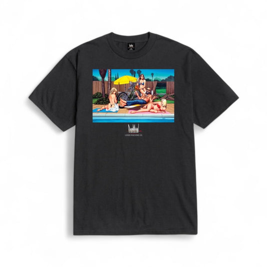 LOSER MACHINE DM POOLSIDE T-SHIRT BLACK