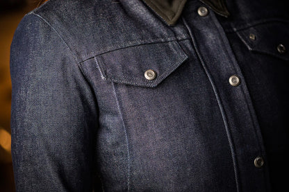 ROLAND SANDS REDONDO 74 FEMALE JACKET INDIGO