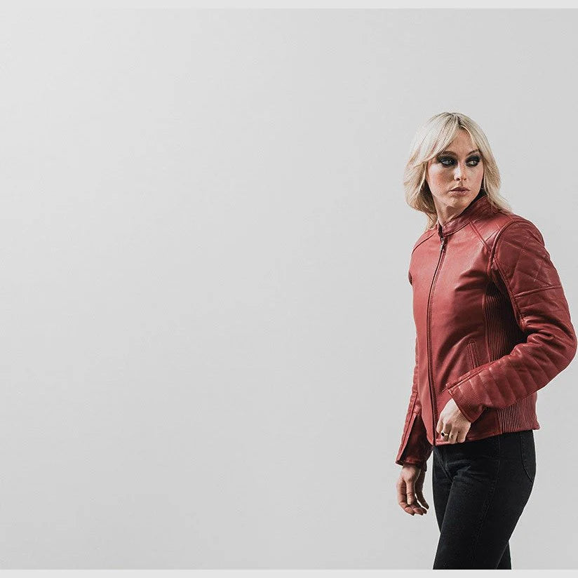 ROLAND SANDS MAYWOOD FEMALE JACKET MARASCHINO